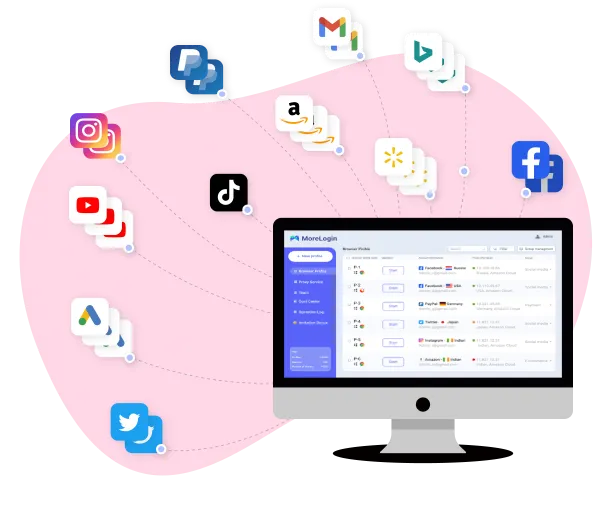 Securely manage multiple accounts on 1 device