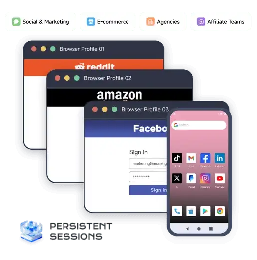 Isolated browser environments and cloud Android devices