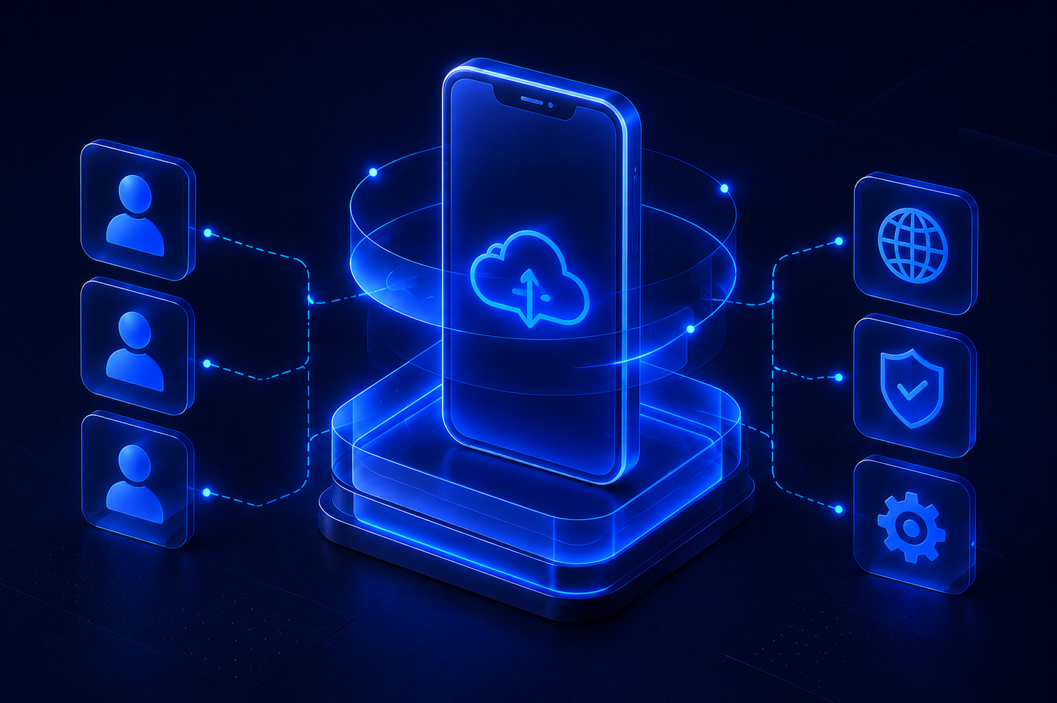 3D Phone Glow Layer